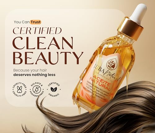 Organic Hair Oil for Dry Hair & Scalp Care - Nourishing 2 oz