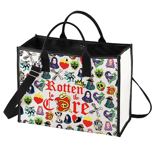 LEVLO Jay Cosmetic Make Up Bag Carlos Fans Gift Rotten to the Core Mal Makeup Zipper Pouch Bag Jay & Mal Movie Merch (Core LT)