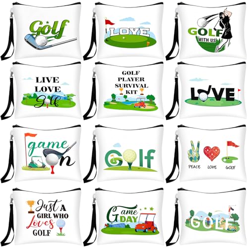 Golf Gift Organizer Pouch - 24 Pcs Cosmetic & Travel Bags for Women Men
