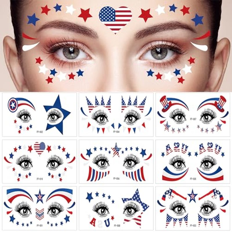 6 Sheets Tiny Small Temporary Tattoos For Women Men Finger Hands Neck Wrist Face, Cute Long Lasting Cartoon Fake Tattoo Stickers For Kids Boys Girls Green Leaf Clover