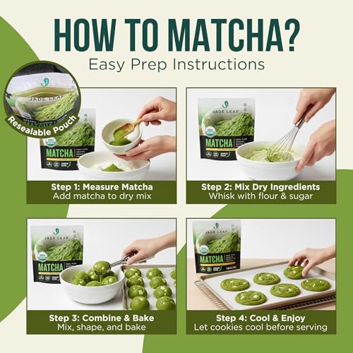 Jade Leaf Matcha Powder Organic Culinary Grade 16oz - Japanese Green Tea