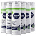 Sensitive Shaving Foam for Men with VitaminPro Complex - Gentle, Alcohol-Free, 6 Pack
