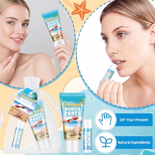 Dansib 24 Sets Summer Party Favors Bulk Sunscreen & Lip Balm Travel Size Beach Gifts - Variation of THIS listing