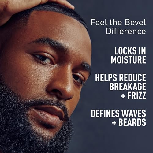 Bevel Beard & Hair Pomade with Coconut Oil & Shea Butter - 3.4 Oz Pack of 2