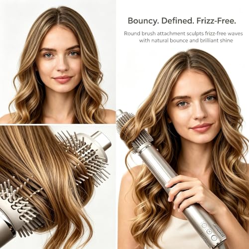 Stone 2.4 Inch Upgraded Volumizing Brush Attachment for Shark FlexStyle