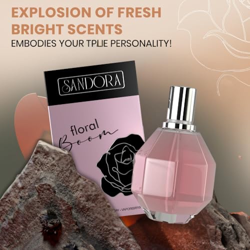Women's Floral Perfume with Bergamot, Jasmine & Vanilla - 3.4 oz