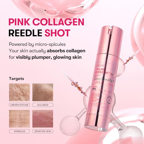 Collagen Reedle Shot 100 Serum - Pink for Firming & Glowing Skin - 50ml