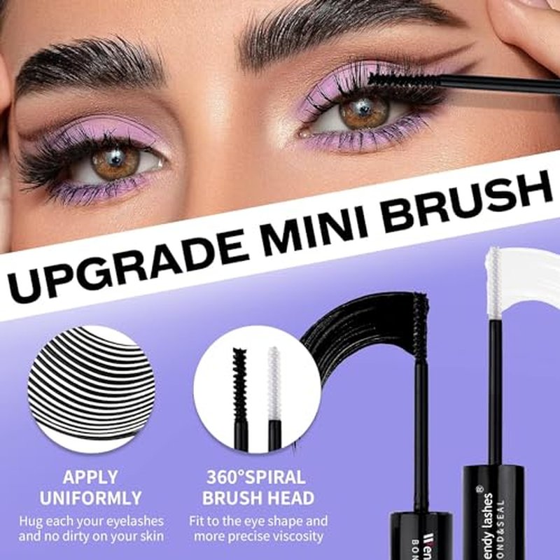 DIY lash Cluster Kit 60D+80D with 240 PCS C/D Curl 12-16mm Mixed,Individual Lashes Clusters Lash Band and Seal