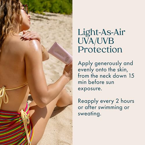 Kopari Sunglaze Body Gel Cream Sunscreen SPF 50+ - Pink - Hydrating, Non-Greasy, Glow Finish