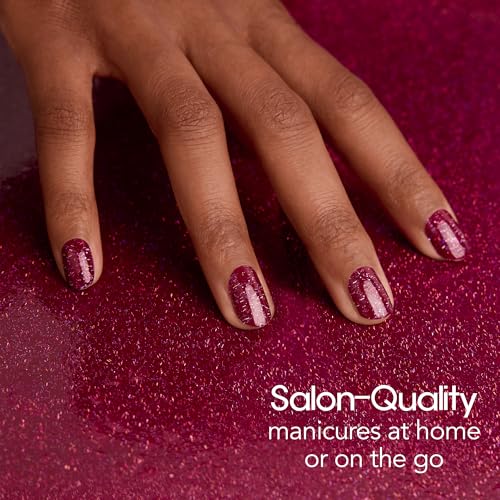Color Street Divine Matter Nail Strips - 16 Double-Ended, Boysenberry Glitter