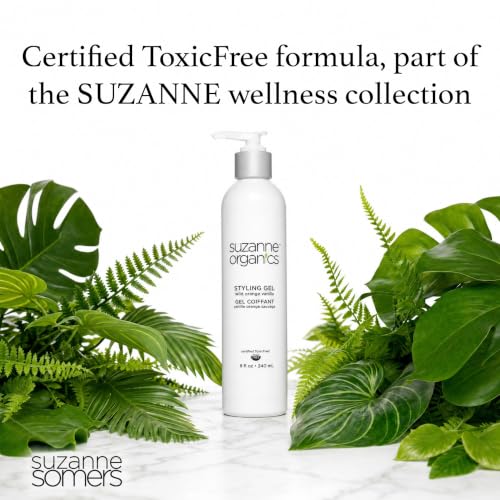 Natural Hair Gel for Frizz Control & Hold - Toxic-Free, 8 oz