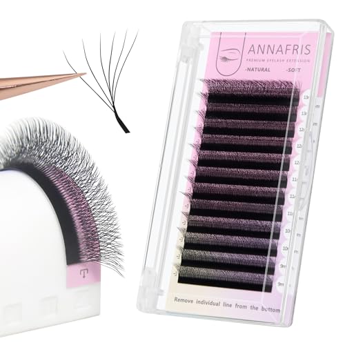 6D Premade Fan W Shape Eyelash Extensions 0.07 C Curl 8-15mm Mix Volume Self Fanning False Lashes Makeup Supplies Professional Use Lash Extension(0.07 C, 8-15mm Mix)