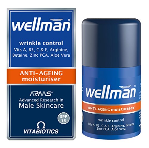 Anti-Ageing Moisturiser for Skin Care 50ml | Wellman by Vitabiotics