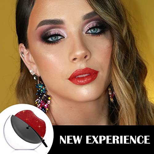 DAGEDA 3 Colors Lazy Lipstick, Pearl Lipstick Magic Color Changing Lipstick, Labiales Magicos Long Lasting Moisturizing Lipstick, Not Fade Lip Shape Lipstick for Lazy People£¨Color A£©