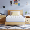 Avenco 6 Inch Twin Hybrid Mattress with Innerspring & Foam Support, Breathable Cover