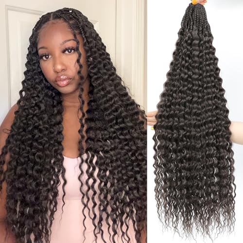 Deep Wave Crochet Hair 24 Inch 7 Packs Water Wave Synthetic Hair for Black Women