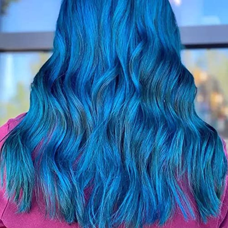 MANIC PANIC Professional Color Celestine Blue - Deep Indigo Blue Semi Permanent Gel Hair Dye - Lasts Through 40+ Washes - No Developer Required (3oz) (Pack of 2)