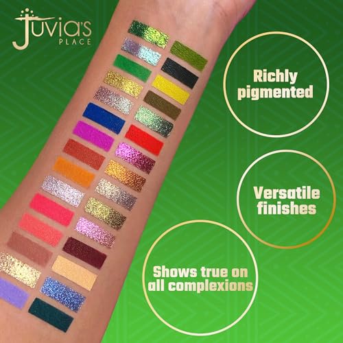 Juvia's Place Culture 2 - Eye Shadow Palette 30 Colors, Long Lasting High Pigment Rich Glitter Natural Smoky Tones Matte Brown Neutral & Shimmering Metallic Makeup Non Fading Beauty Rich Glam