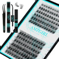 Lash Clusters kit Daybreak Lash Extension Kit with Lash Bond & Seal Lash Remover and Lash Applicator for Diy Lash Extension Kit at Home(D-Mix8-16mm kit,Daybreak-v14)