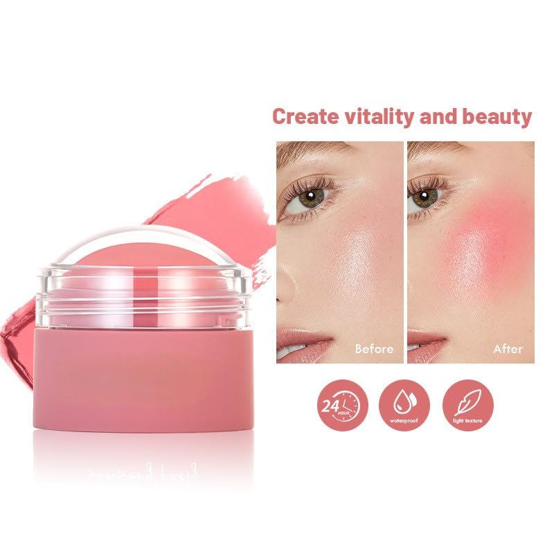 Soft Focus Cheek Balm - Creamy Peach Blush for "My Skin But Better" Glow (#01)
