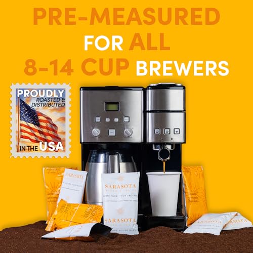 Breakfast Blend Ground Coffee Packets - 2 oz, 36 Count, Medium Roast, Low Acid, Mold-Free, Pre-Measured for Office & Hospitality — Variation of THIS listing