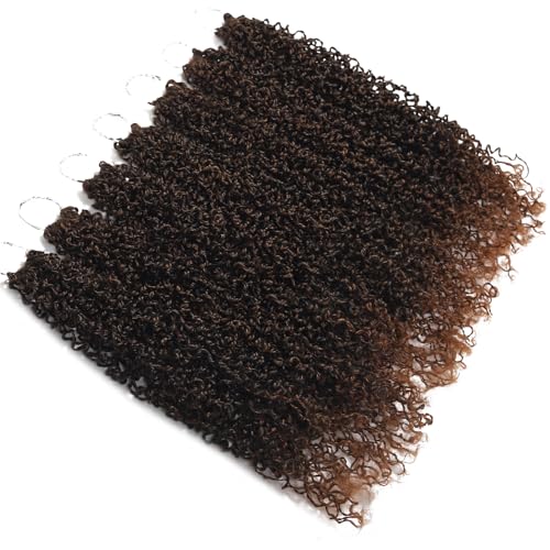 T30 14 Inch Crochet Hair 7 Packs Yanky Twist Pre-Looped Fluffy Curly Braids