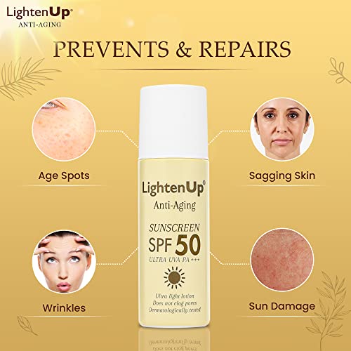 Anti-Aging Sunscreen SPF 50 with Natural Luremin - Face & Skin Protection