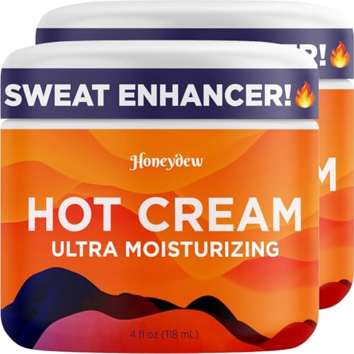 Hot Cream Sweat Enhancer Body Sculpting Lotion 4 Fl Oz Pack of 2 - Firming & Moisturizing