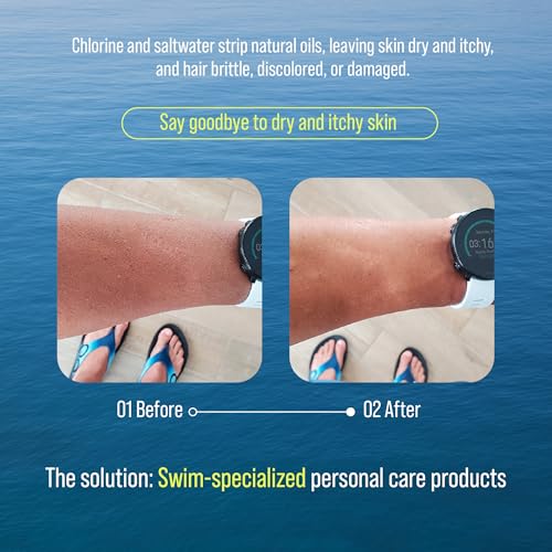 TriHard Body Lotion for Swimmers 5 Oz Pack of 2 - Pre & Post Swim Hydration