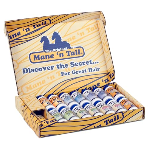 Mane 'n Tail Brand Sampler Trial Size Shampoos Conditioners and Detanglers to Cleanse Strengthen and add Moisture to Hair 15 Piece Set (Pack of 2)
