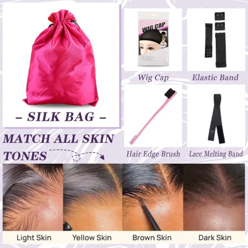 Glueless Human Hair Wigs 9x6 HD Transparent Lace Front Pre Plucked & Cut Straight