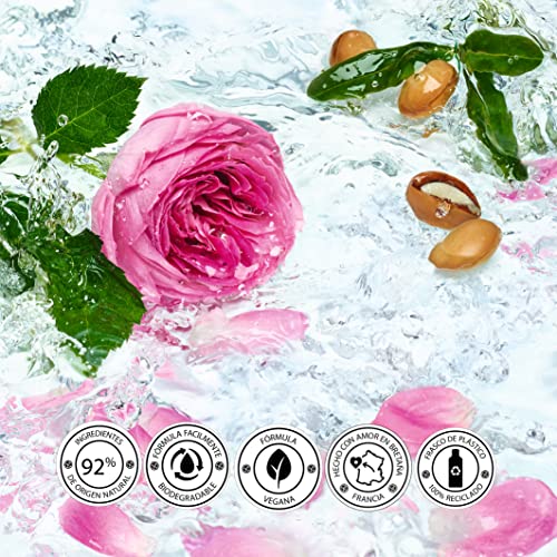 Argan & Rose Hammam Bath & Shower Gel - Natural Botanical Cleansing 13.5oz