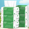 Disposable Face Towels 600 Count Biodegradable Cotton Facial Wipes for Washing & Drying - Pack of 1