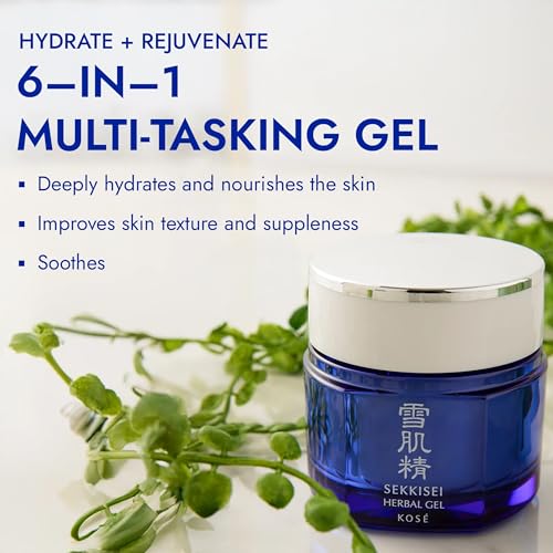 SEKKISEI Herbal Gel Face Moisturizer Refill Pod - 2.8 oz Multi-Purpose Hydrating Gel