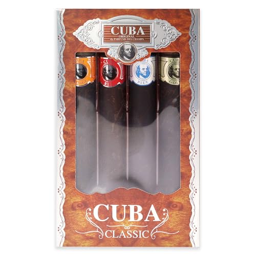 Cuba for Men Gift Set - 4.68 Ounce Pack of 2, Casual Eau de Toilette