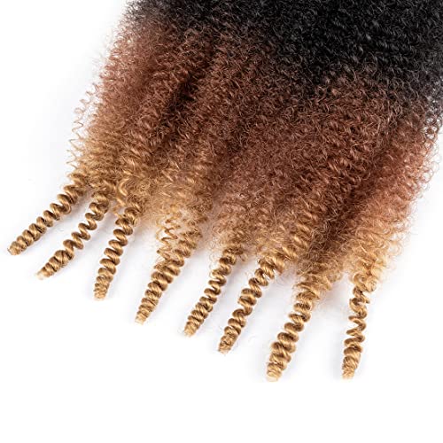 24 Inch Afro Twist Hair Extension Set - Pre-Fluffy Natural Curls for Black Women - 8 Packs, Variation of THIS listing