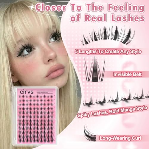 Lash Clusters Kit£¬DIY Lash Extension at Home Beginner-Friendly Lashes£¬8-16mm with Bottom Lashes Clusters DIY Lash£¬Eye Lashes Natural Looking£¬with Bond and Seal Tweezers (Fairy kit)