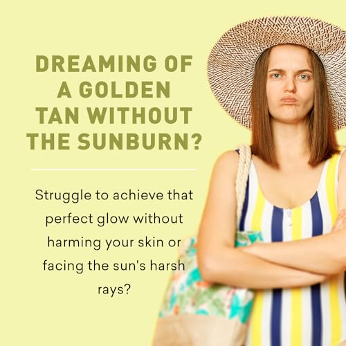 Just Nutritive Indoor Tanning Oil | Natural Tanning Bed Accelerator for Fast, Dark, Long-Lasting Tan | Moisturizing Body Oil with Vitamin E & Botanical Extracts | 8 Fl Oz