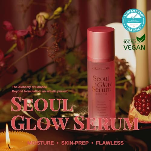 VELVET CODE Seoul Glow Serum - Formulated by Korean Dermatologist l K- Beauty PDRN, Peptide, Niacinamide, Collagen, Glutathione, (100ml / 3.38 fl.oz)