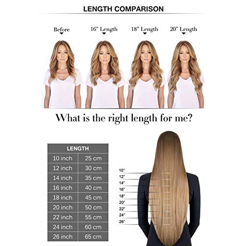 Lacer Seamless Remy Tape-in Hair Extensions #1B Natural Black 16 Inch 50g