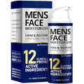 Mens Face Moisturizer Cream - Anti Aging & Wrinkle Face Cream - Mens Facial Moisturizer - Retinol, Collagen, Peptides, Shea Butter, Vitamins E & A - Facial Skin Care Eye Lotion - Day & Night ? 4 oz