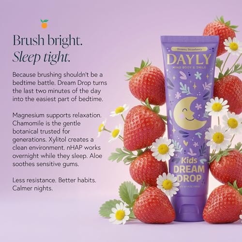 Kids Night Toothpaste - Family 4-Pack with Kids PM Flavors