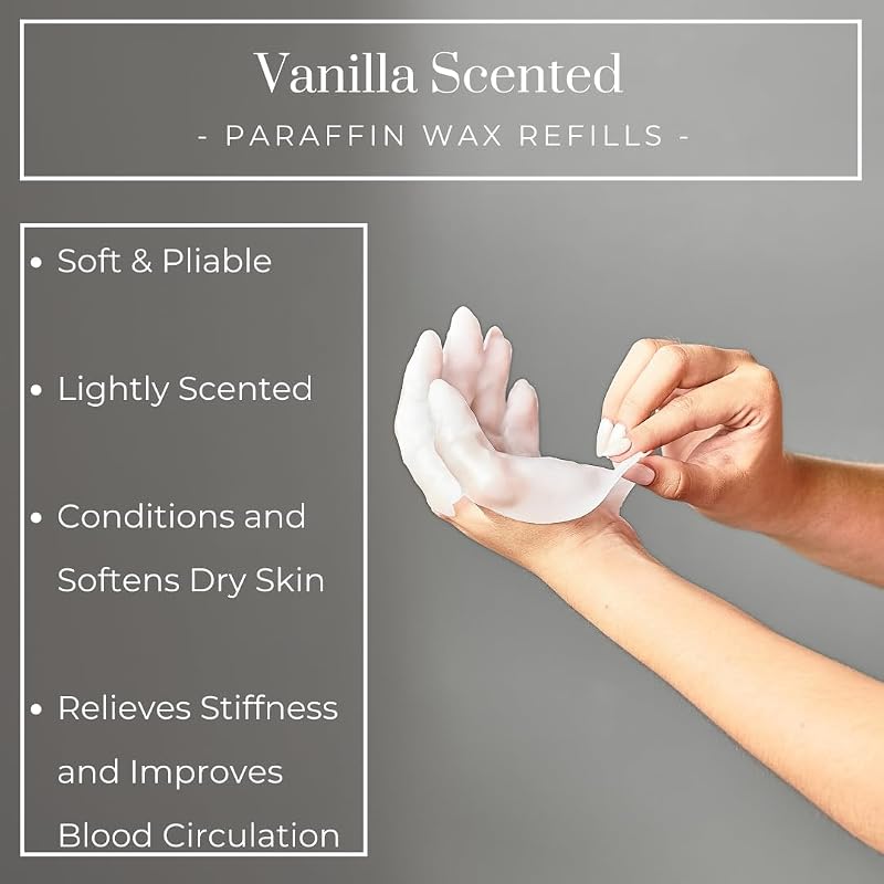 6lb Vanilla Paraffin Wax for Hand & Foot Spa - Variation of THIS listing: Vanilla+6 Pound