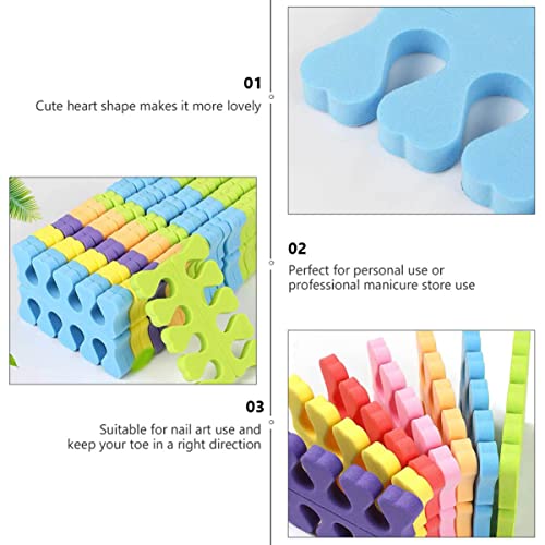 Foam Toe Separators 200 Pairs for Pedicure Nail Art & Foot Care