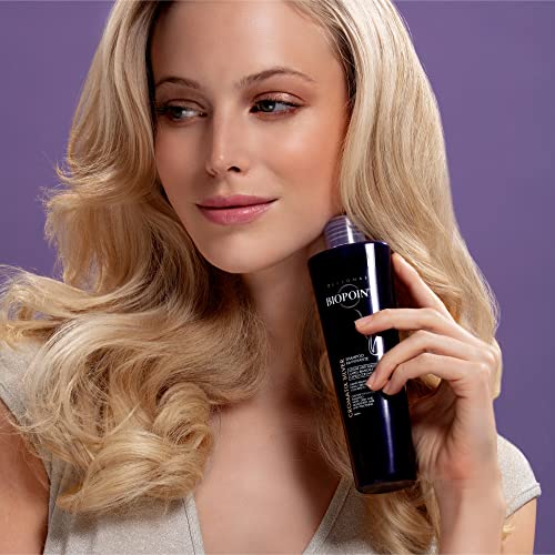 Purple Shampoo for Blonde Hair - Reviving Silver & Grey Hair - Shampoo - Biopoint Cromatix Reviving Silver Shampoo