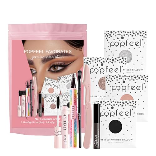 FantasyDay All in One Makeup Kit for Women Full Kit Girls Makeup Gift Sets Xmas Essential Bundle Include Eyeshadow Palette Lipstick Blush Concealer Eyeliner Mascara Foundation Brush Eyebrow Pencil