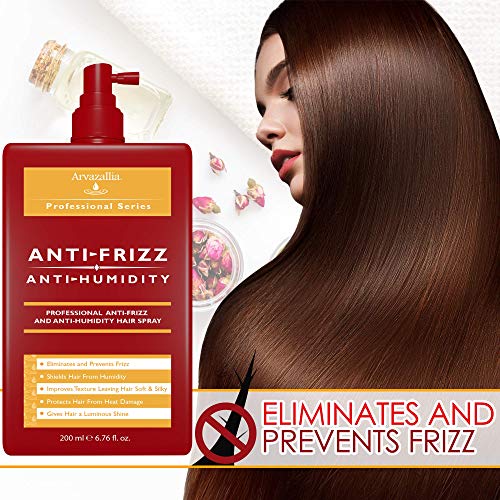 Anti-Frizz & Hydrating Hair Spray, Argan Oil Hair Mask & Clarifying Shampoo Set