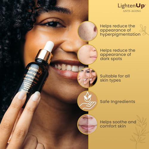 Skin Brightening Face & Body Serum with Argan Oil & Shea Butter - 1 Fl oz
