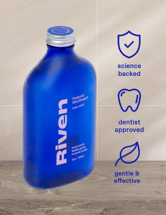 Probiotic Mouthwash with Mint & Natural Ingredients - Oral Freshness & Gum Support