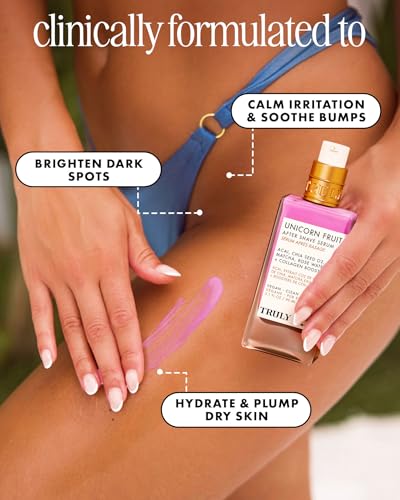Post-Shave Serum for Ingrown Hair & Skin Brightening - Vegan Collagen & Rose Water
